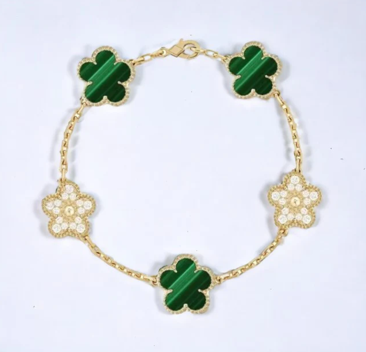 Vxnity - Gold-Plated Clover Bracelet - netstar®