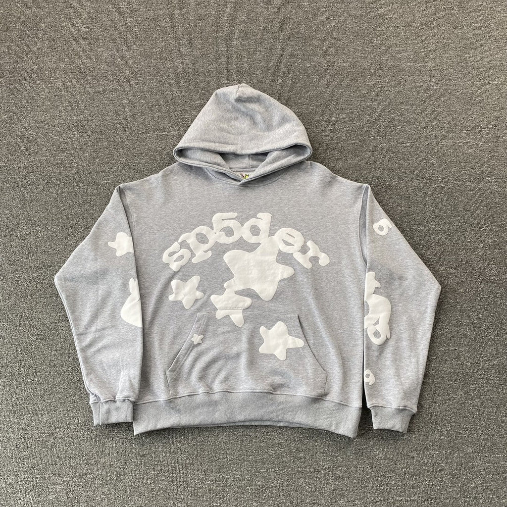 SP5DER BELUGA HOODIE HEATHER GREY - netstar®