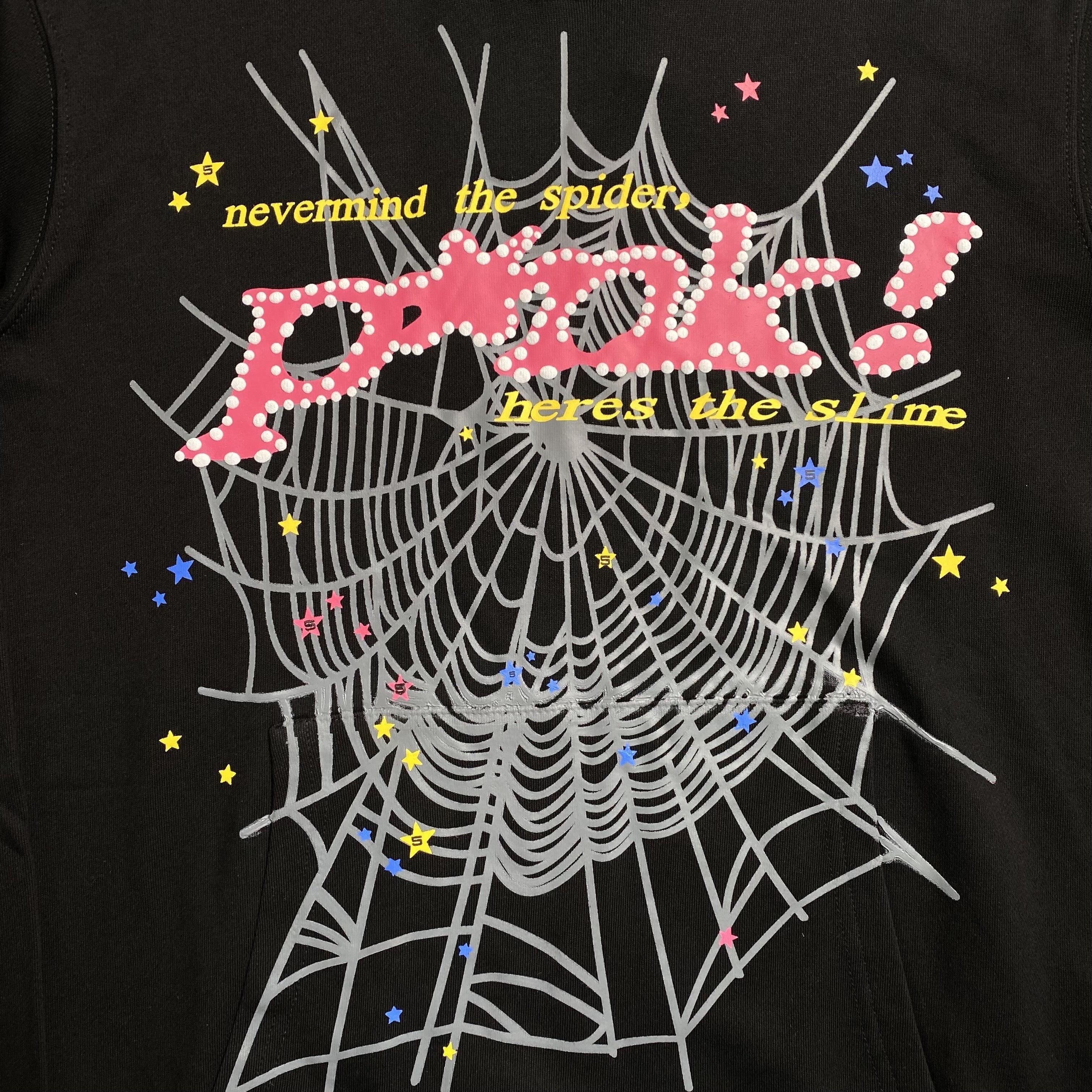 SP5DER P*NK HOODIE BLACK - netstar®