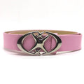 Y2K Cross Star Buckle Leather Belt - netstar®