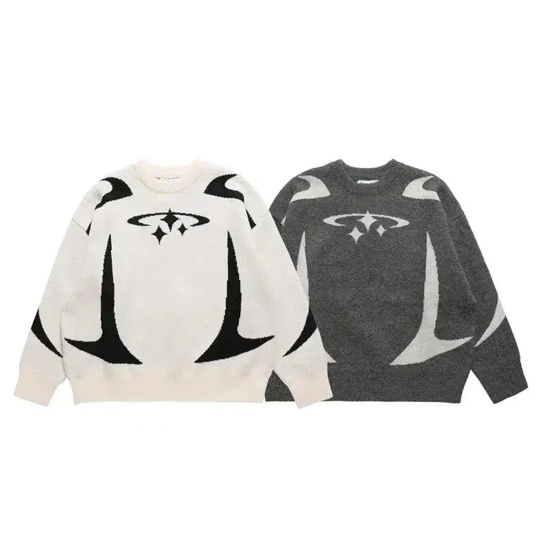 Y2K Knitted Jumper - netstar®