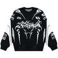 Moto Gothic Knitted Sweatshirt - netstar®