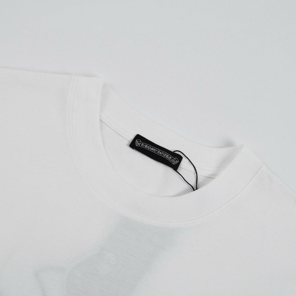 CHROME HEARTS BLACK CROSS T-SHIRT WHITE - netstar®