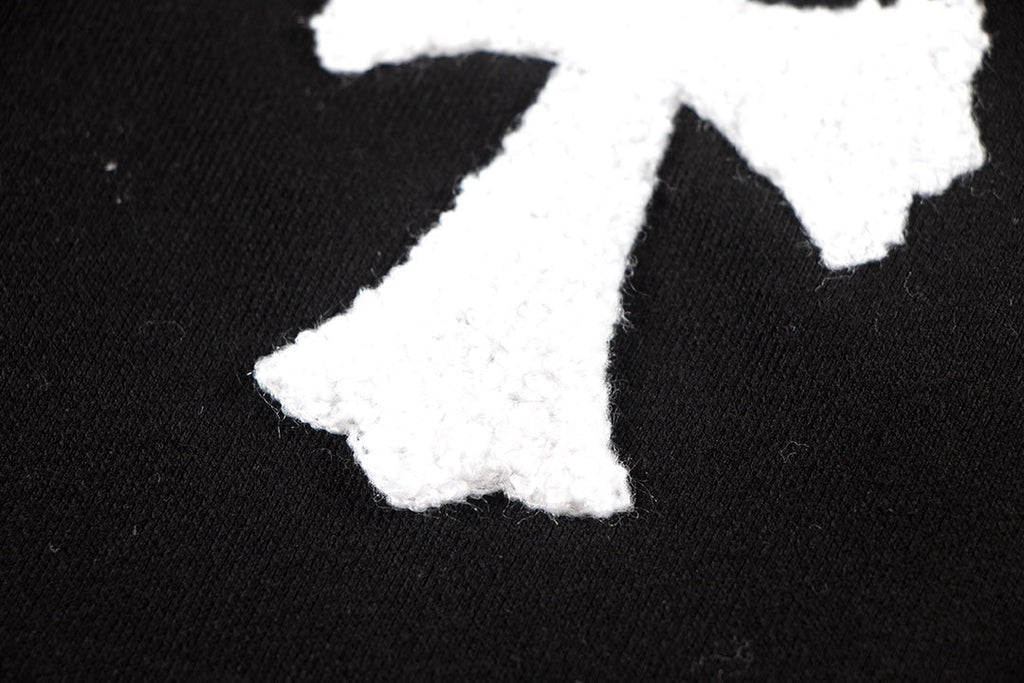 CHROME HEARTS WOOL WHITE CROSS SWEATSHIRT BLACK - netstar®