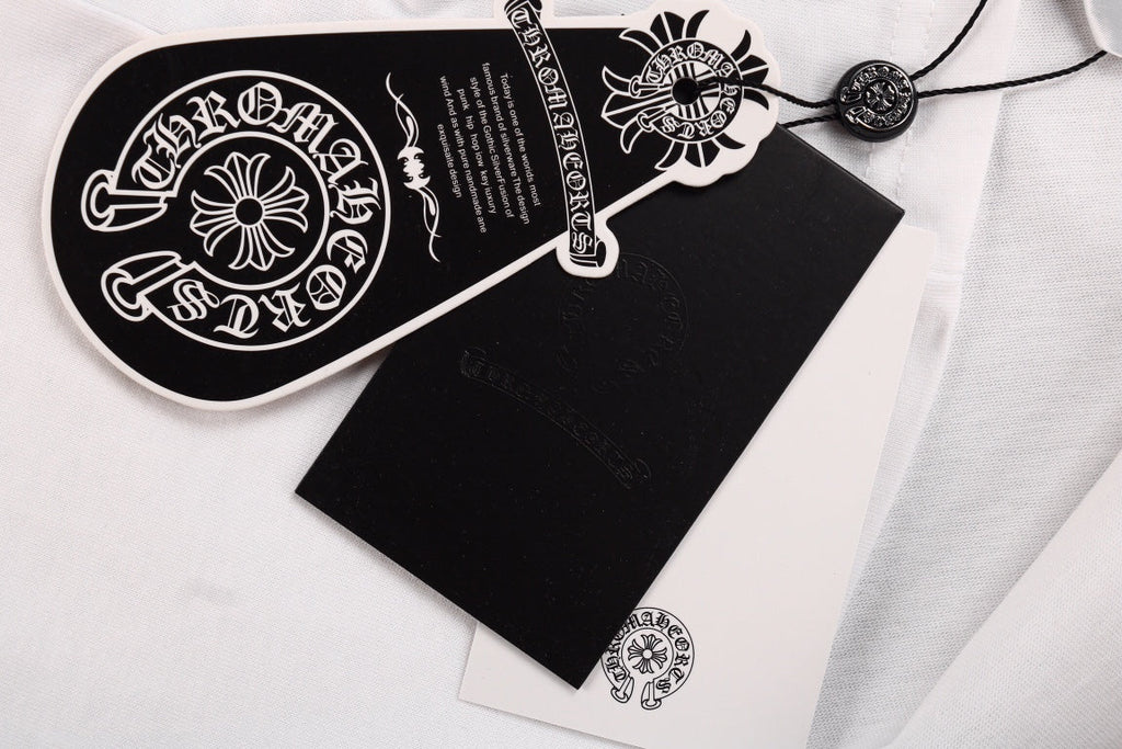 CHROME HEARTS HORSE SHOE LOGO T-SHIRT WHITE PINK - netstar®