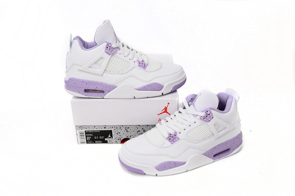 Air Jordan 4 White Purple - netstar