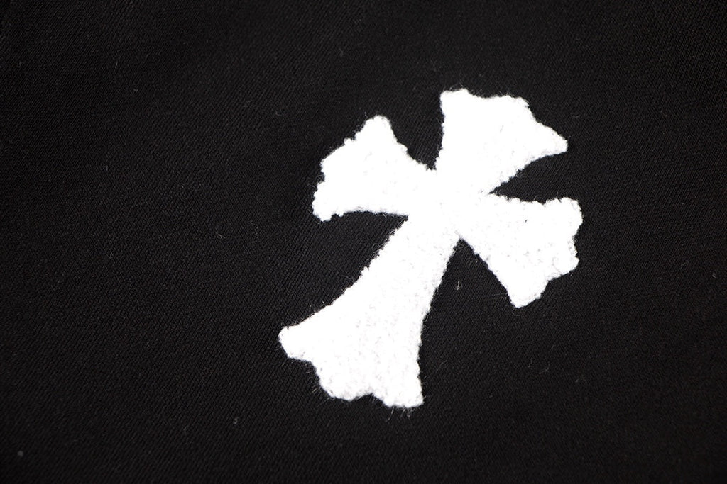 CHROME HEARTS WOOL WHITE CROSS SWEATSHIRT BLACK - netstar®
