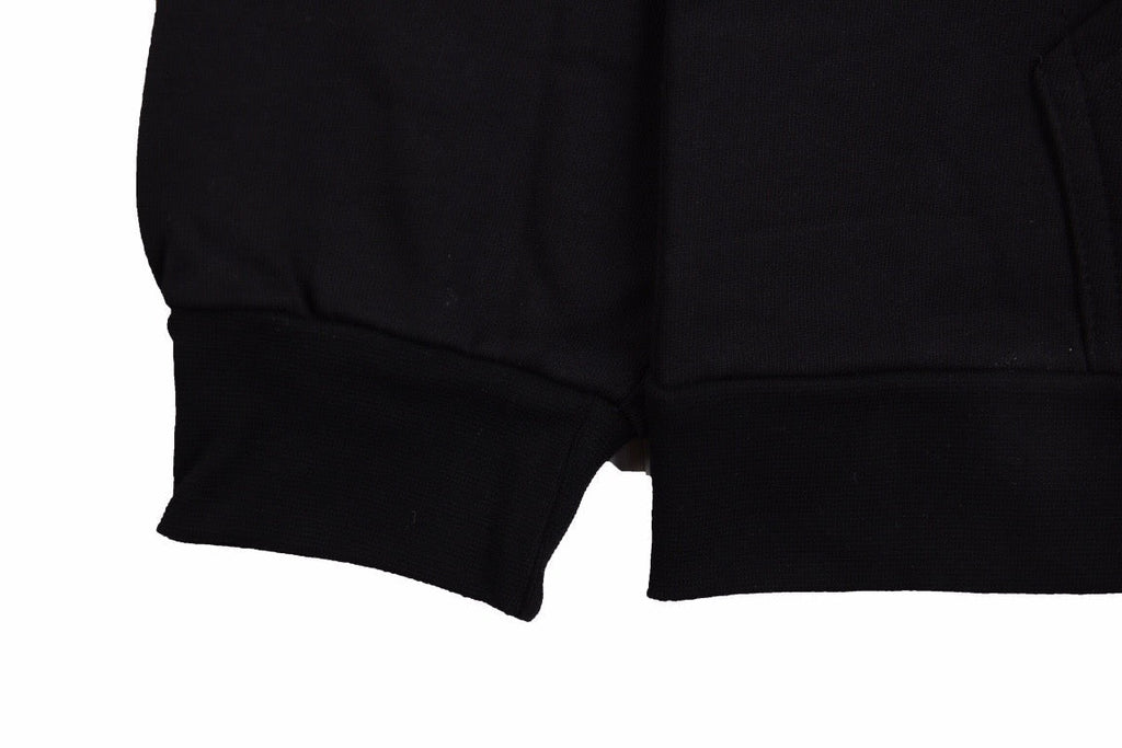 BALENCIAGA GRAPHIC LOGO HOODIE BLACK