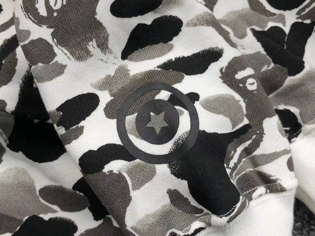 BAPE ABC CAMO SHARK FULL ZIP HOODIE GREY - netstar®