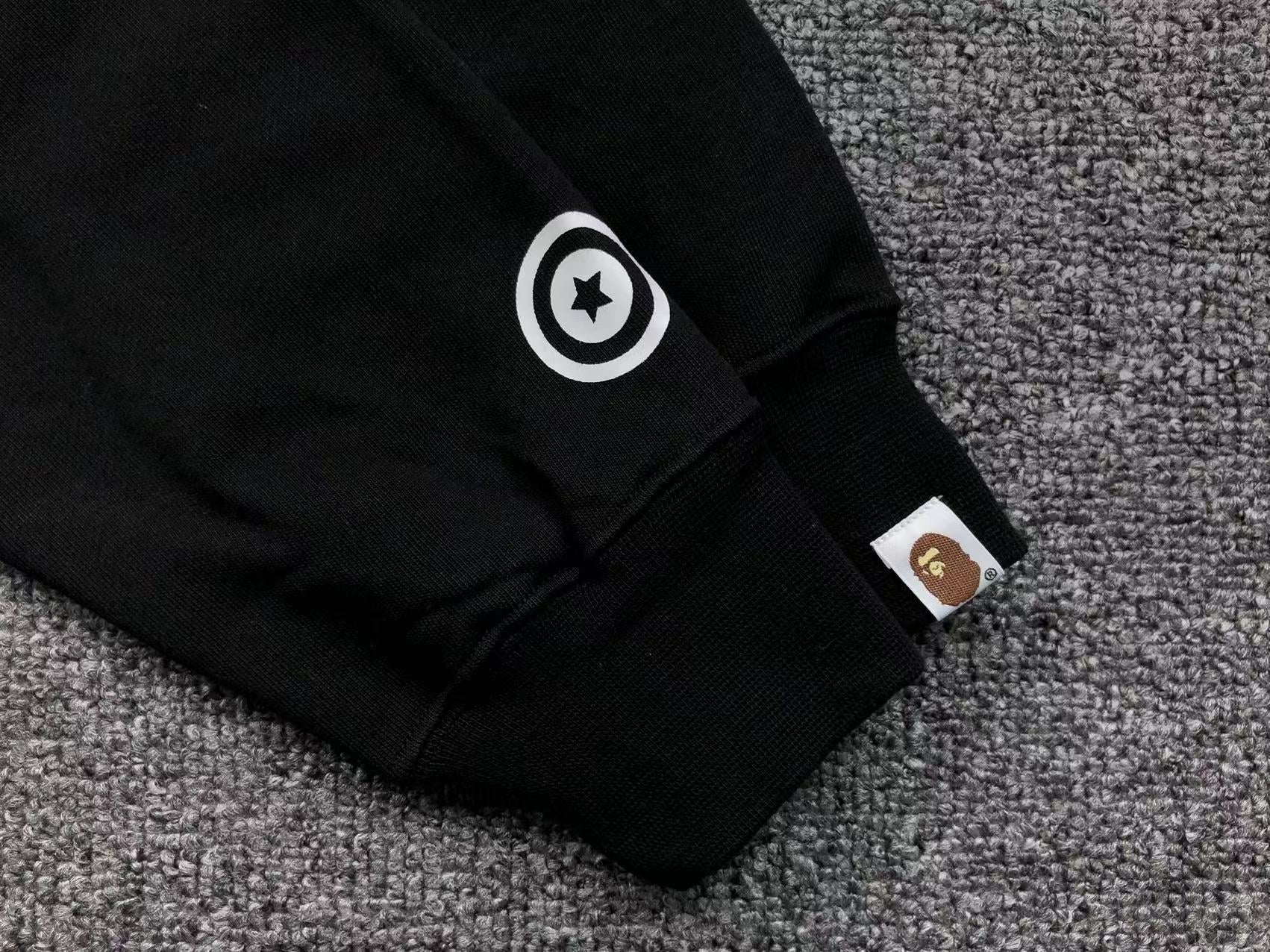 BAPE SHARK FULL ZIP HOODIE BLACK - netstar®