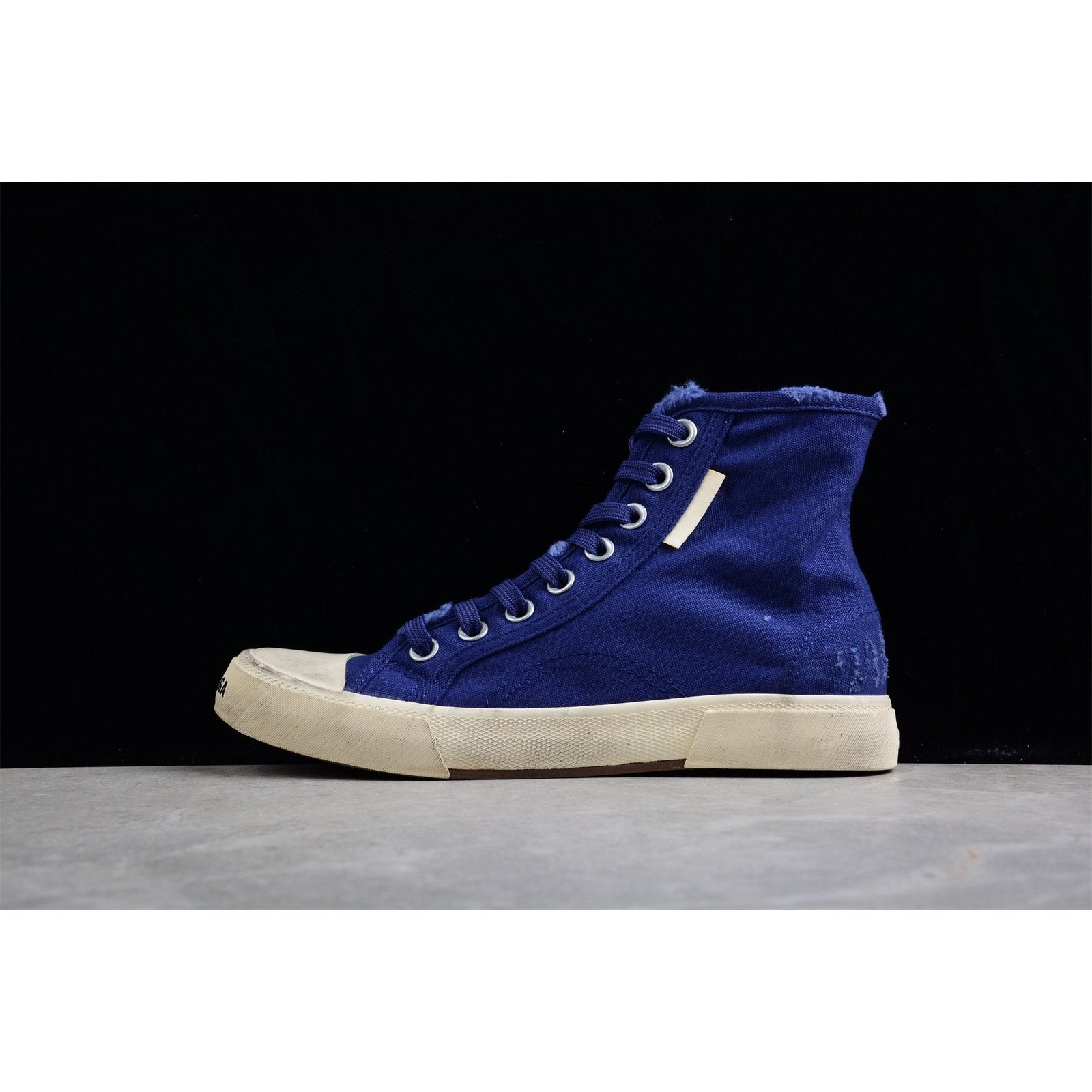 BALENCIAGA PARIS HIGH VULC DESTR x BLUE