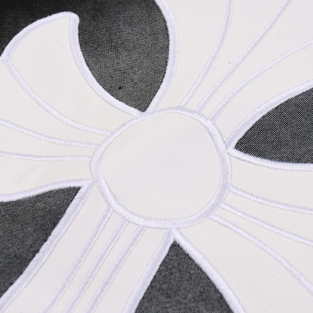 CHROME HEARTS WHITE CROSS T-SHIRT BLACK - netstar®