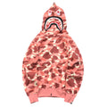 BAPE X BARBIE DOT CAMO SHARK FULL ZIP HOODIE PINK - netstar®