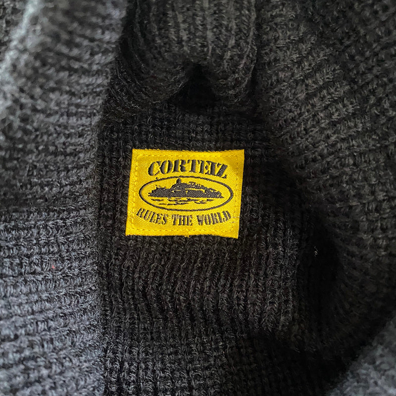 CORTEIZ KNIT BALACLAVA BLACK YELLOW - netstar®