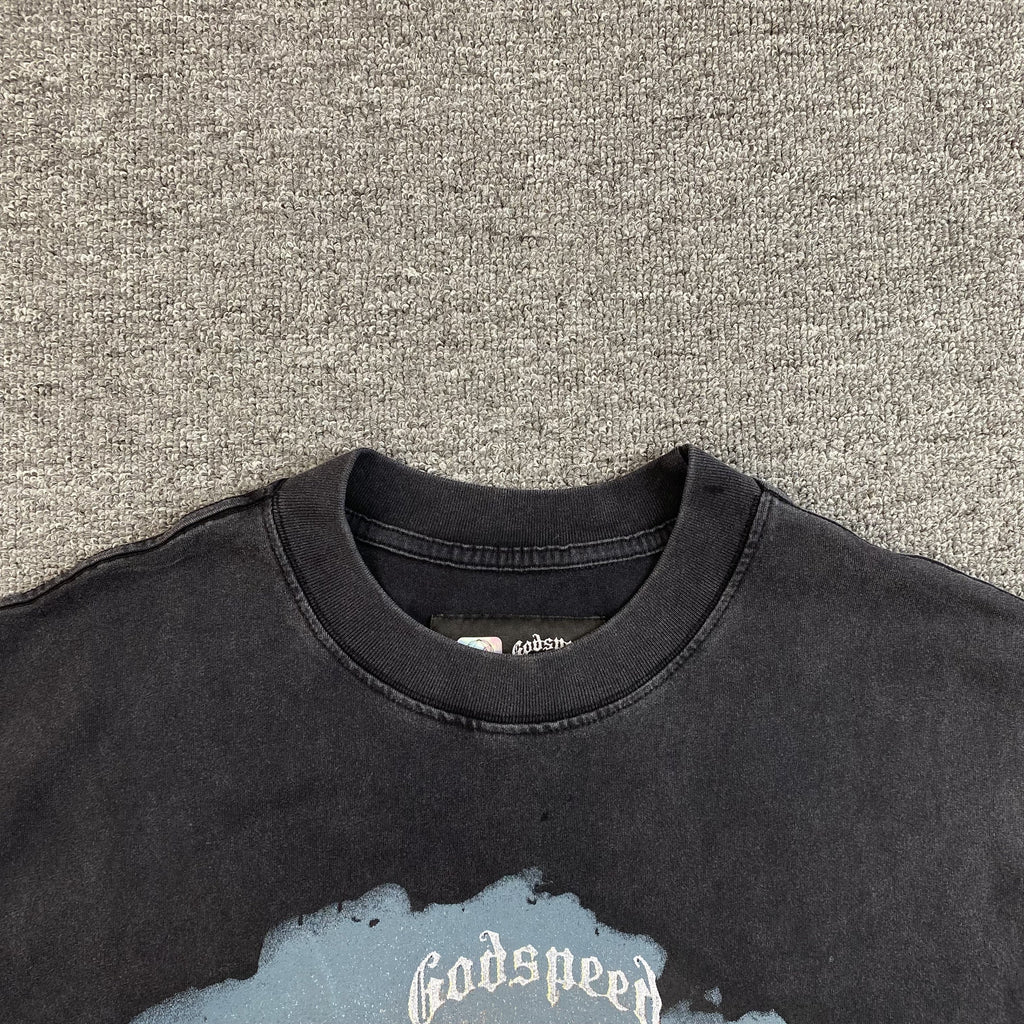 GODSPEED HOLLYWEIRD T-SHIRT WASHED BLACK - netstar®