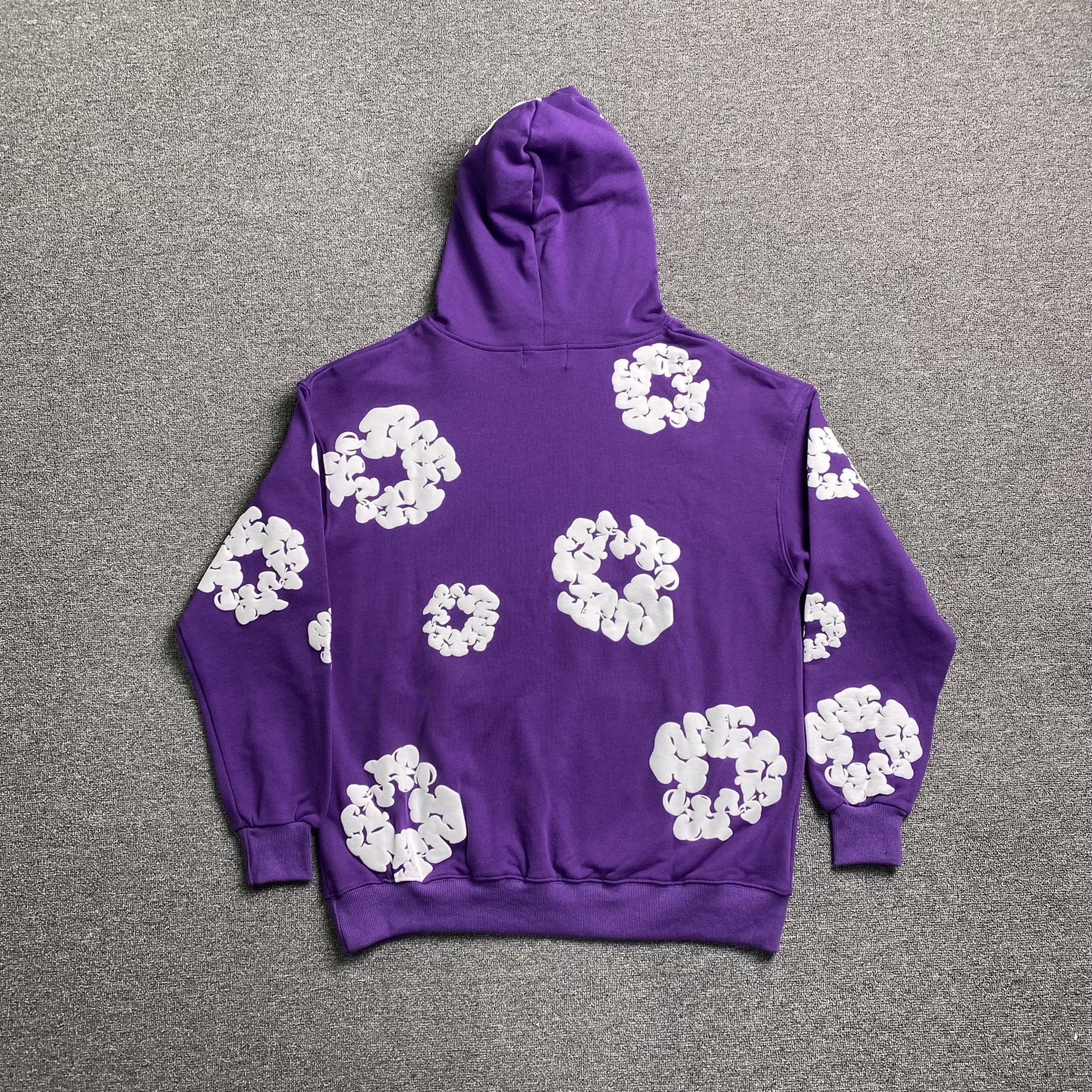 DENIM TEARS COTTON WREATH HOODIE PURPLE - netstar