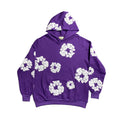 DENIM TEARS COTTON WREATH HOODIE PURPLE - netstar