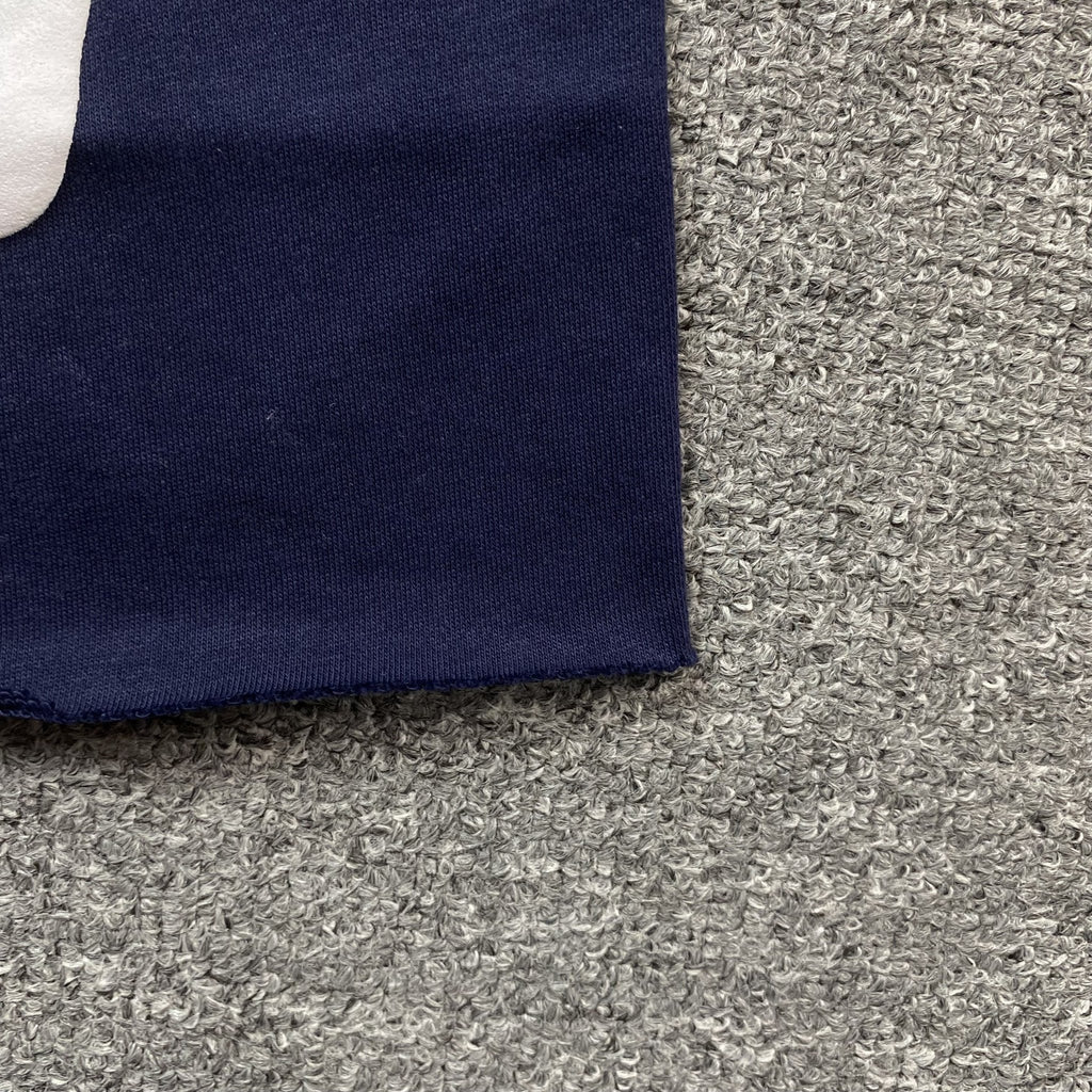 DENIM TEARS COTTON WREATH SHORTS NAVY - netstar