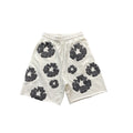 DENIM TEARS COTTON WREATH SHORTS WHITE - netstar