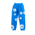 DENIM TEARS COTTON WREATH SWEATPANTS AZURE BLUE - netstar