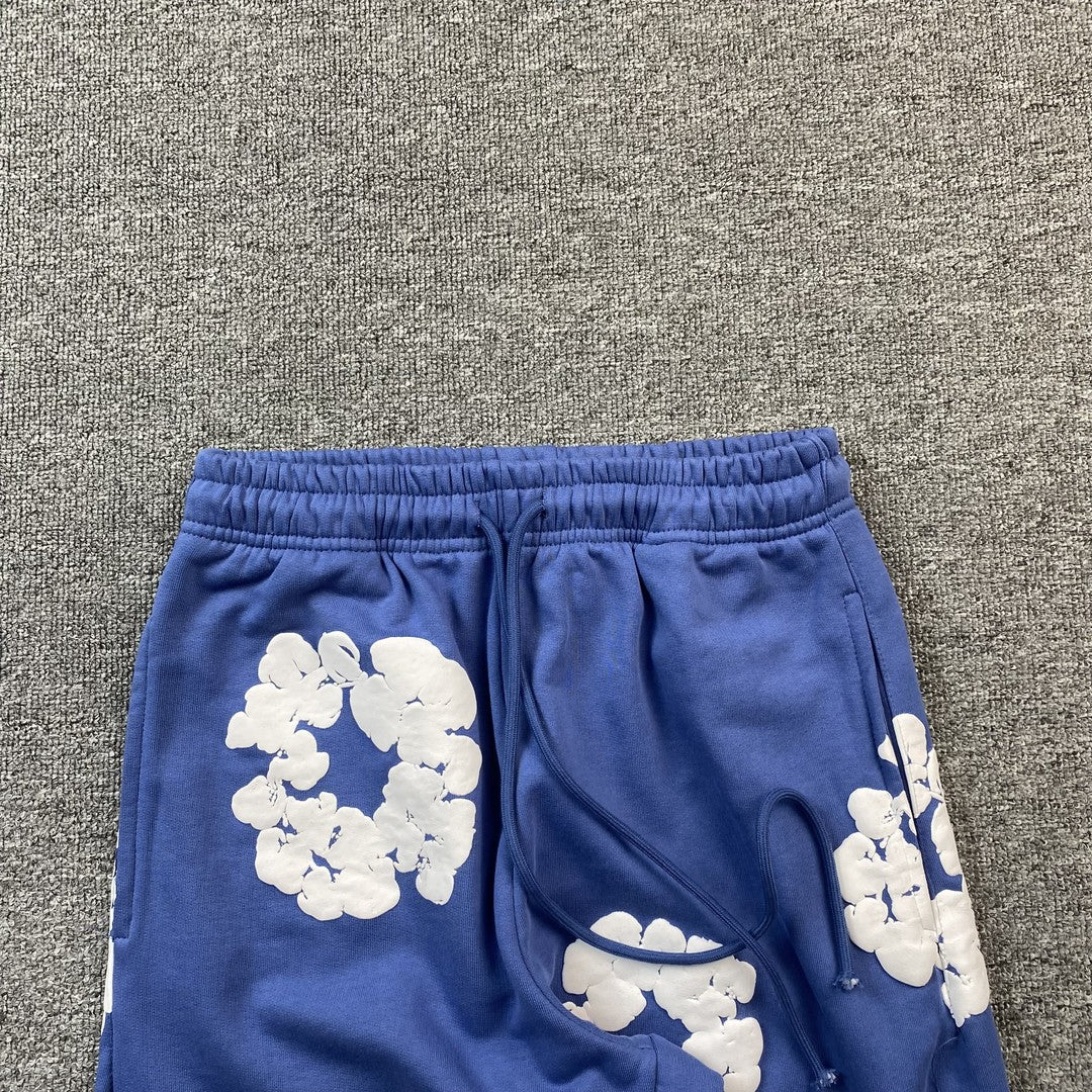 DENIM TEARS COTTON WREATH SWEATPANTS BLUE - netstar