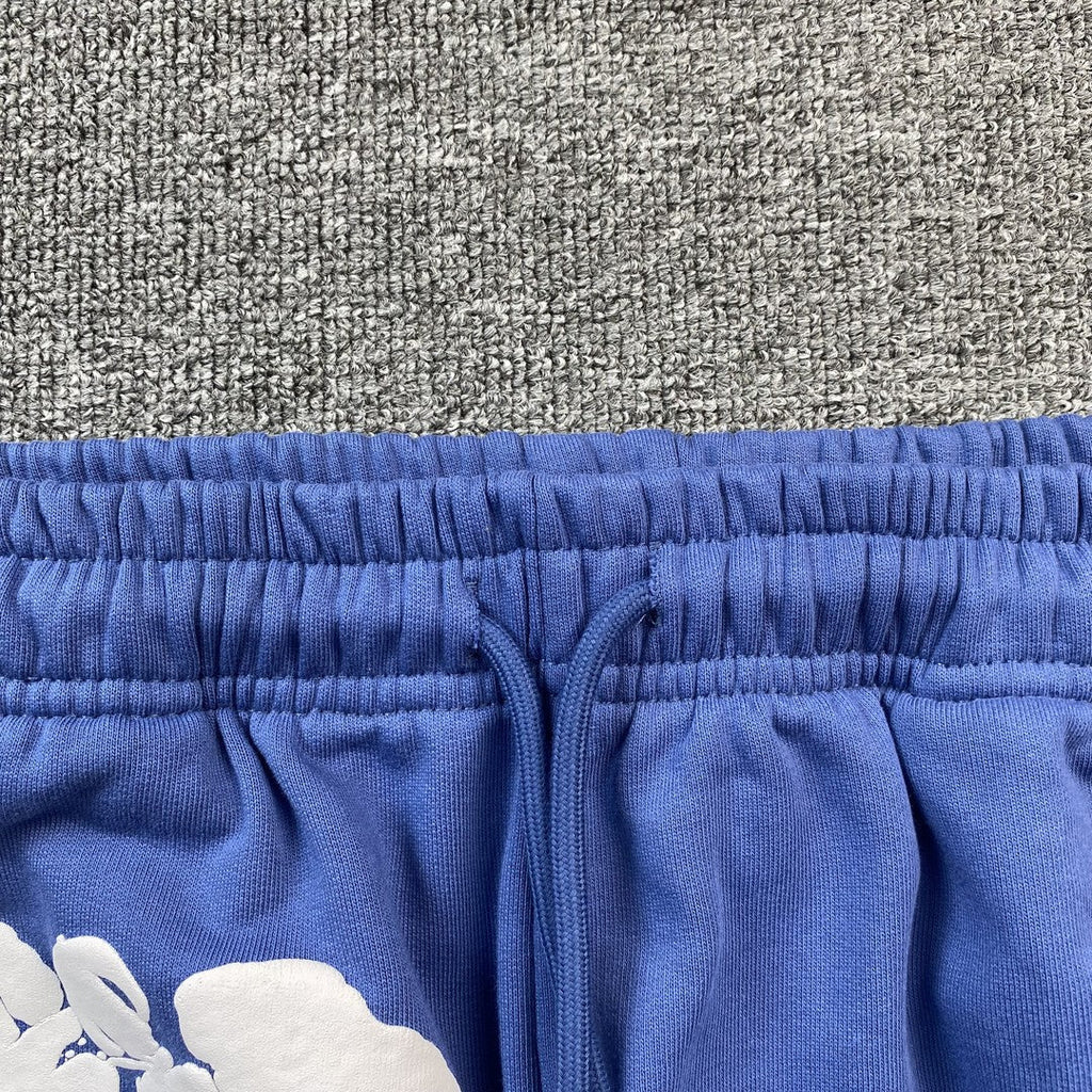 DENIM TEARS COTTON WREATH SWEATPANTS BLUE - netstar
