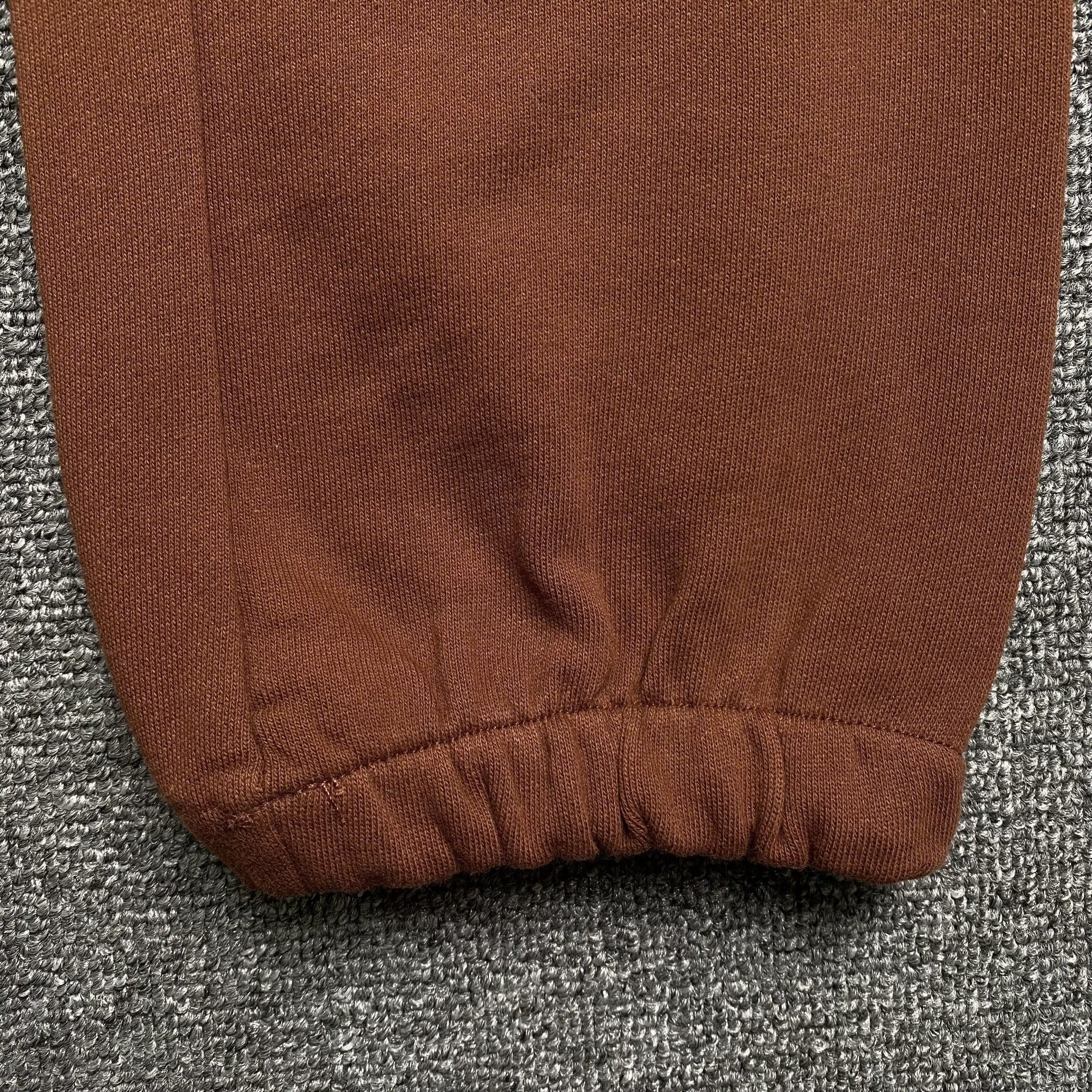 DENIM TEARS COTTON WREATH SWEATPANTS BROWN - netstar