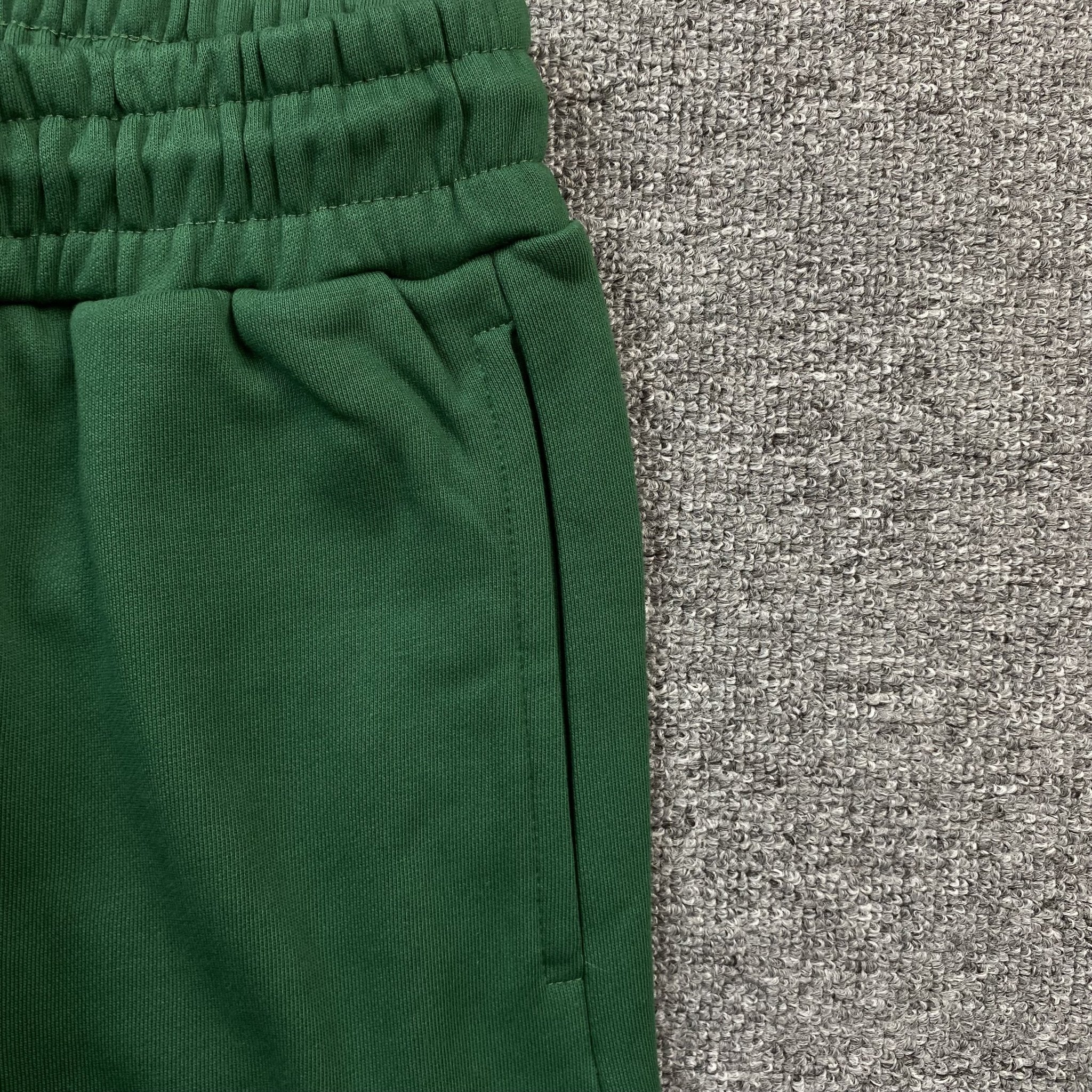 DENIM TEARS COTTON WREATH SWEATPANTS DARK GREEN - netstar