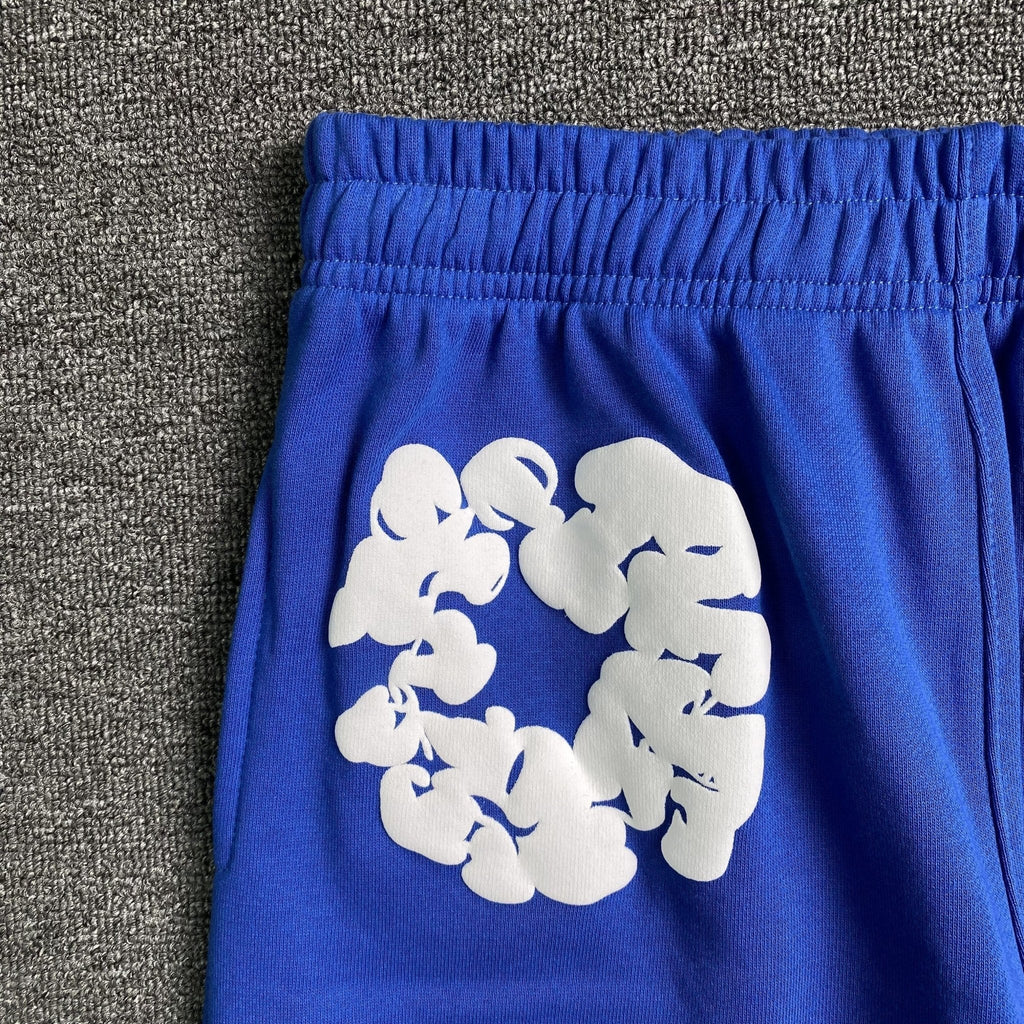 DENIM TEARS COTTON WREATH SWEATPANTS DEEP BLUE - netstar