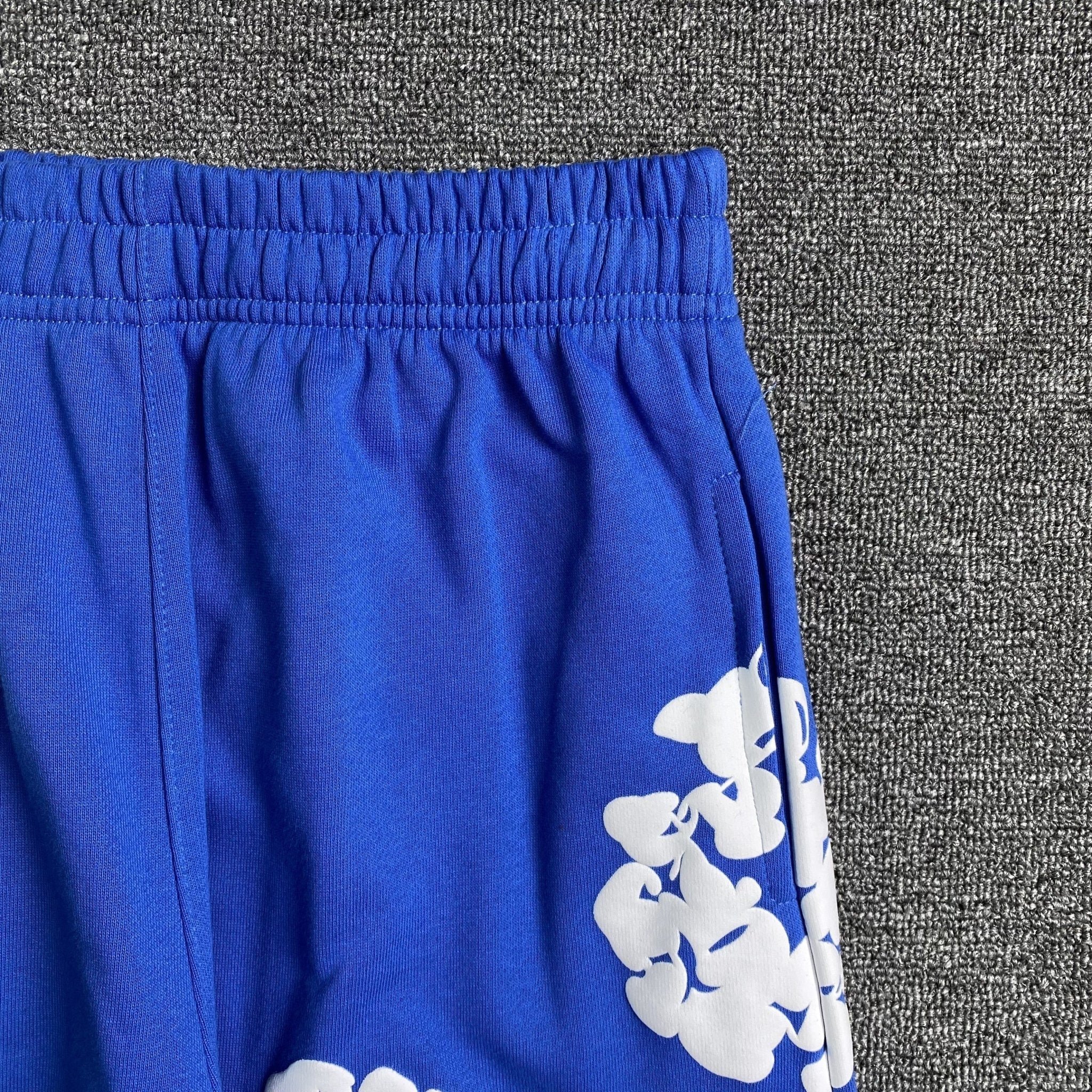 DENIM TEARS COTTON WREATH SWEATPANTS DEEP BLUE - netstar