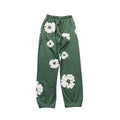 DENIM TEARS COTTON WREATH SWEATPANTS GREEN - netstar
