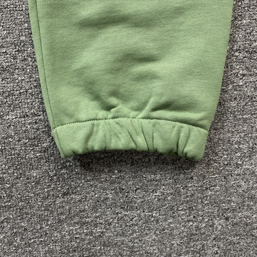DENIM TEARS COTTON WREATH SWEATPANTS LIGHT GREEN - netstar