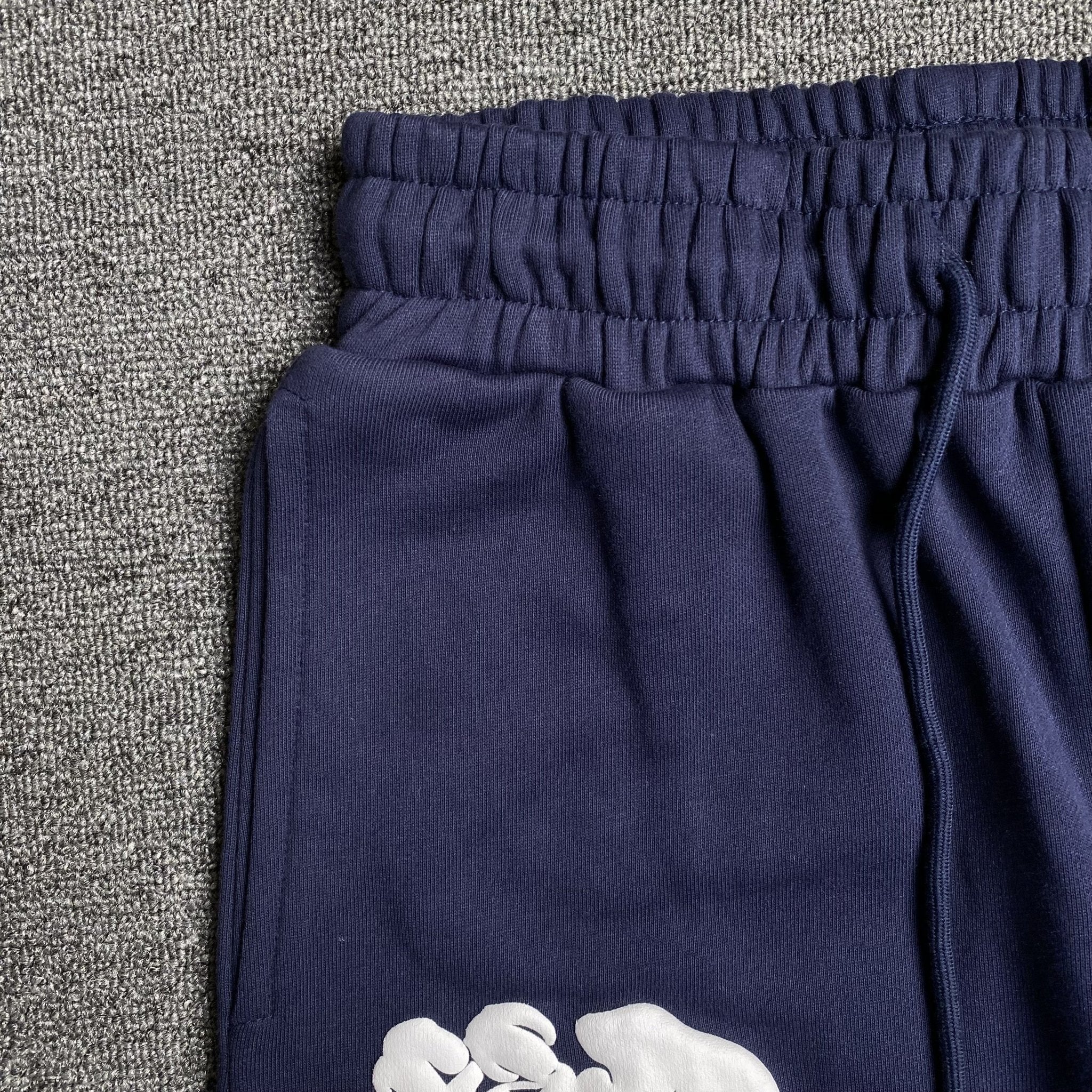 DENIM TEARS COTTON WREATH SWEATPANTS NAVY - netstar