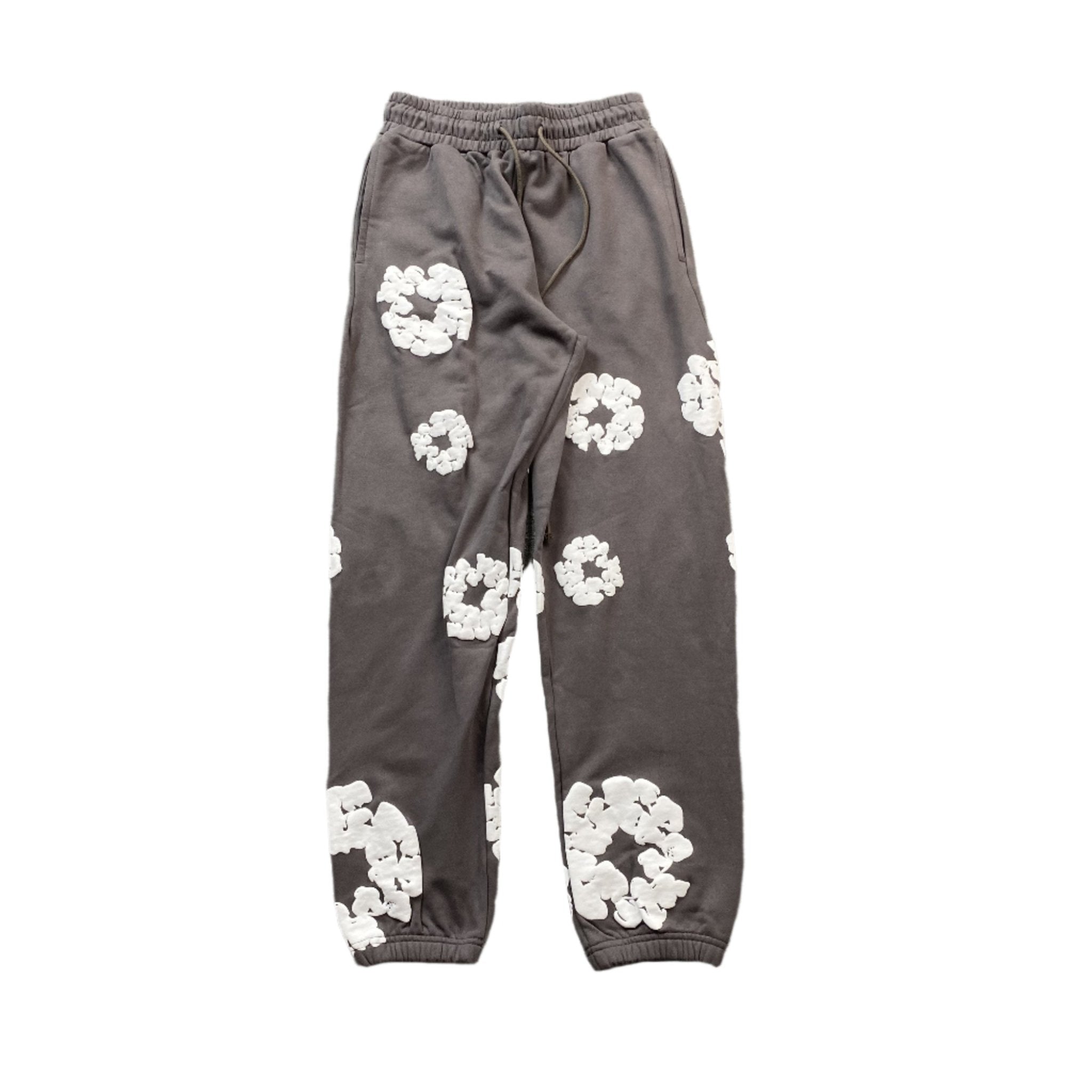 DENIM TEARS COTTON WREATH SWEATPANTS OLIVE - netstar