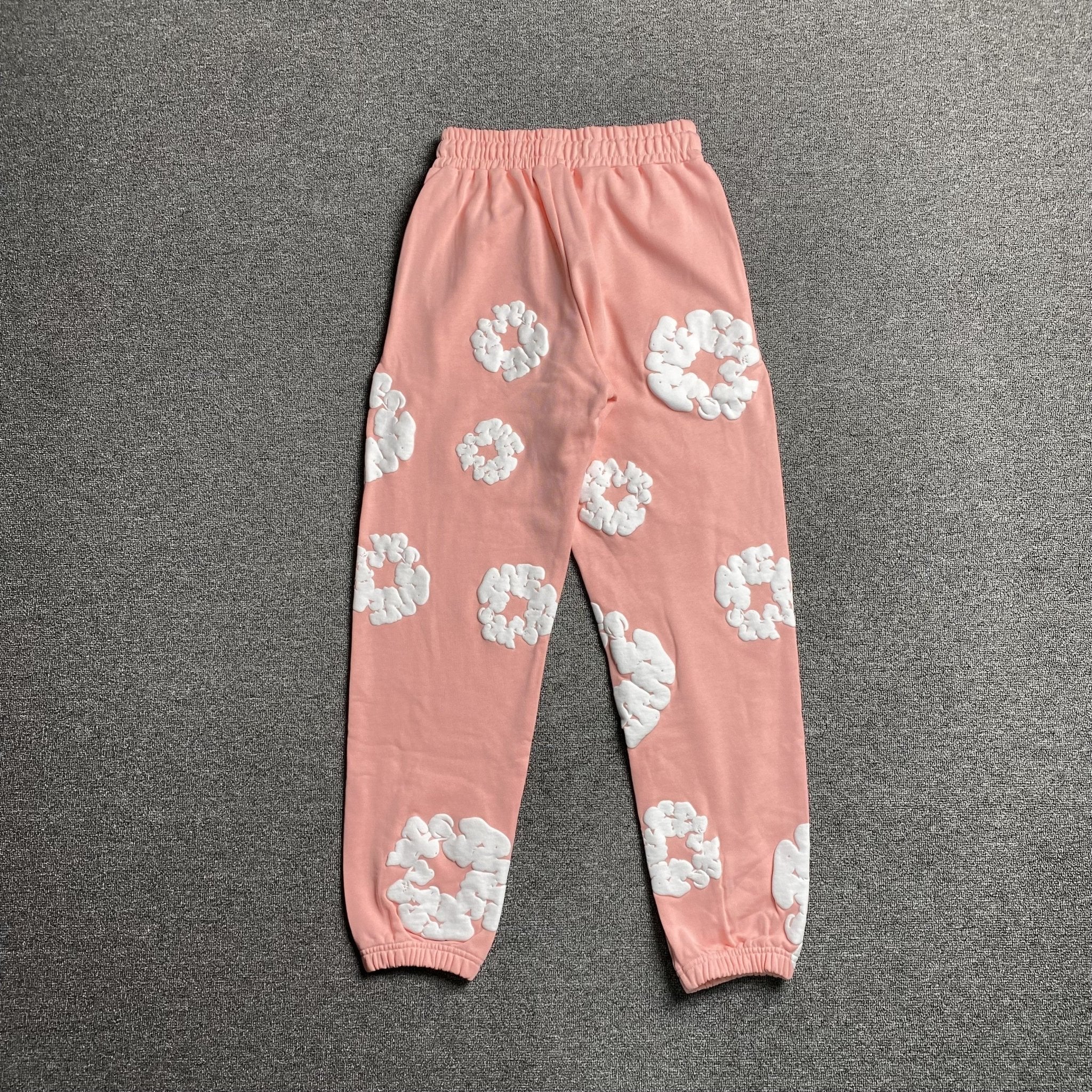 DENIM TEARS COTTON WREATH SWEATPANTS PEACH - netstar