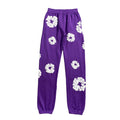 DENIM TEARS COTTON WREATH SWEATPANTS PURPLE - netstar