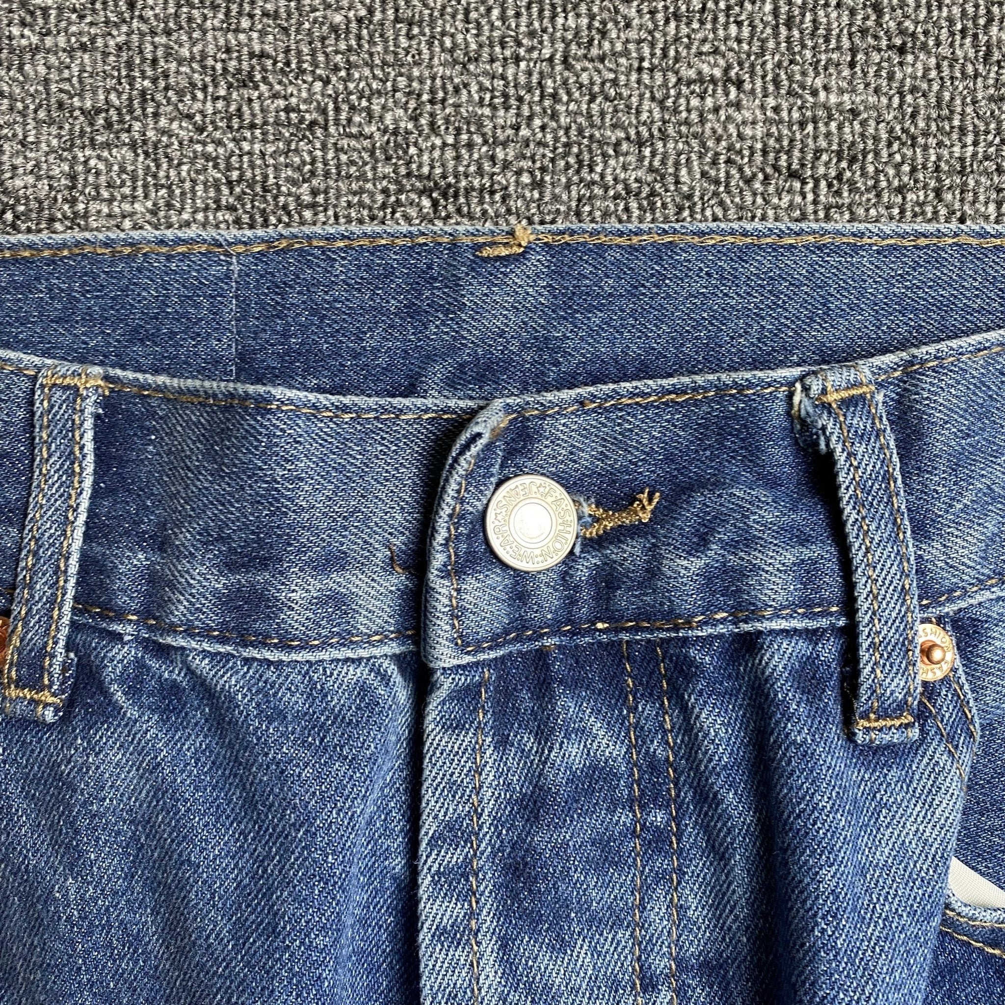 DENIM TEARS x LEVI'S COTTON WREATH JEANS BLUE - netstar
