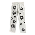 DENIM TEARS x LEVI'S COTTON WREATH JEANS WHITE - netstar