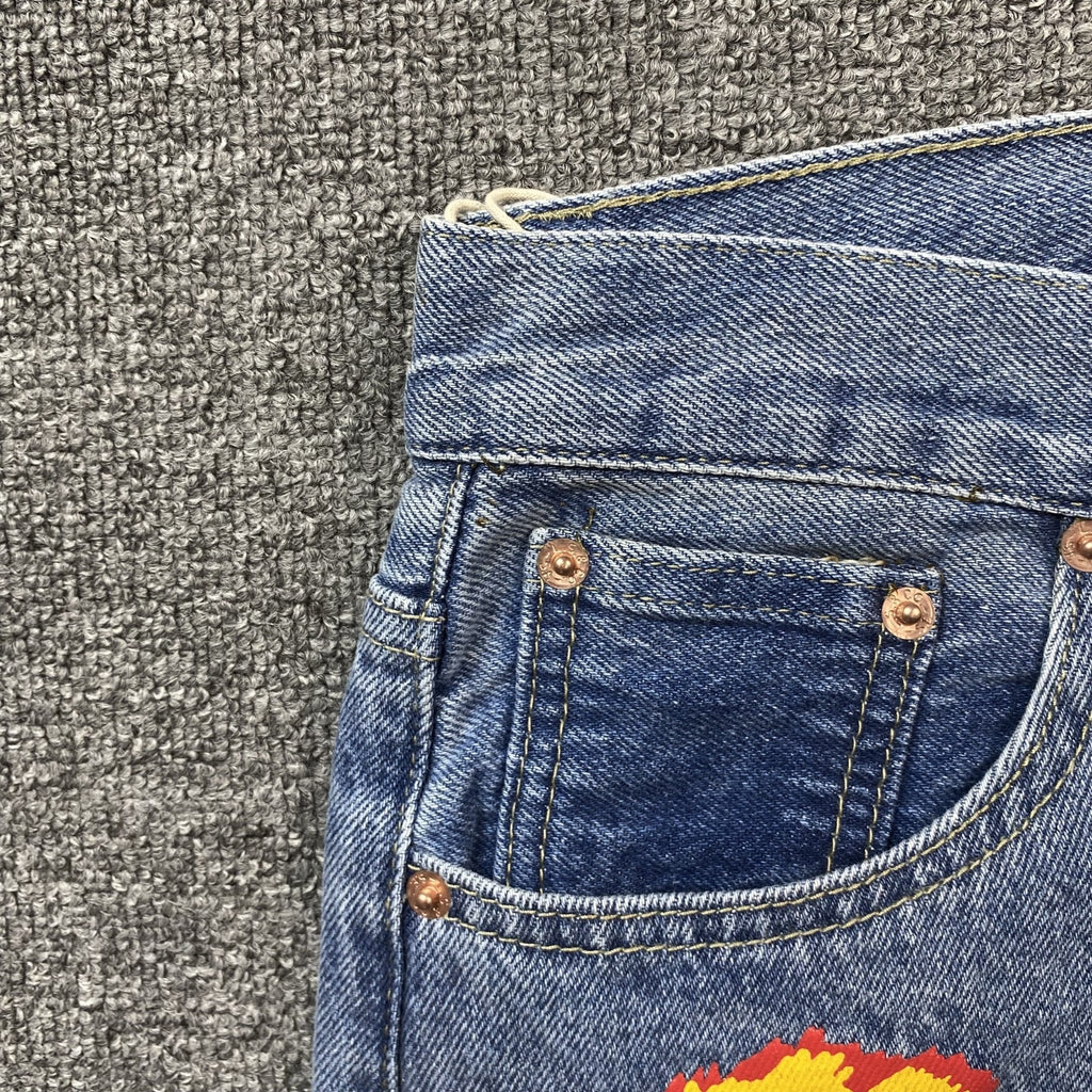 DENIM TEARS x OFFSET JEANS LIGHT WASH - netstar