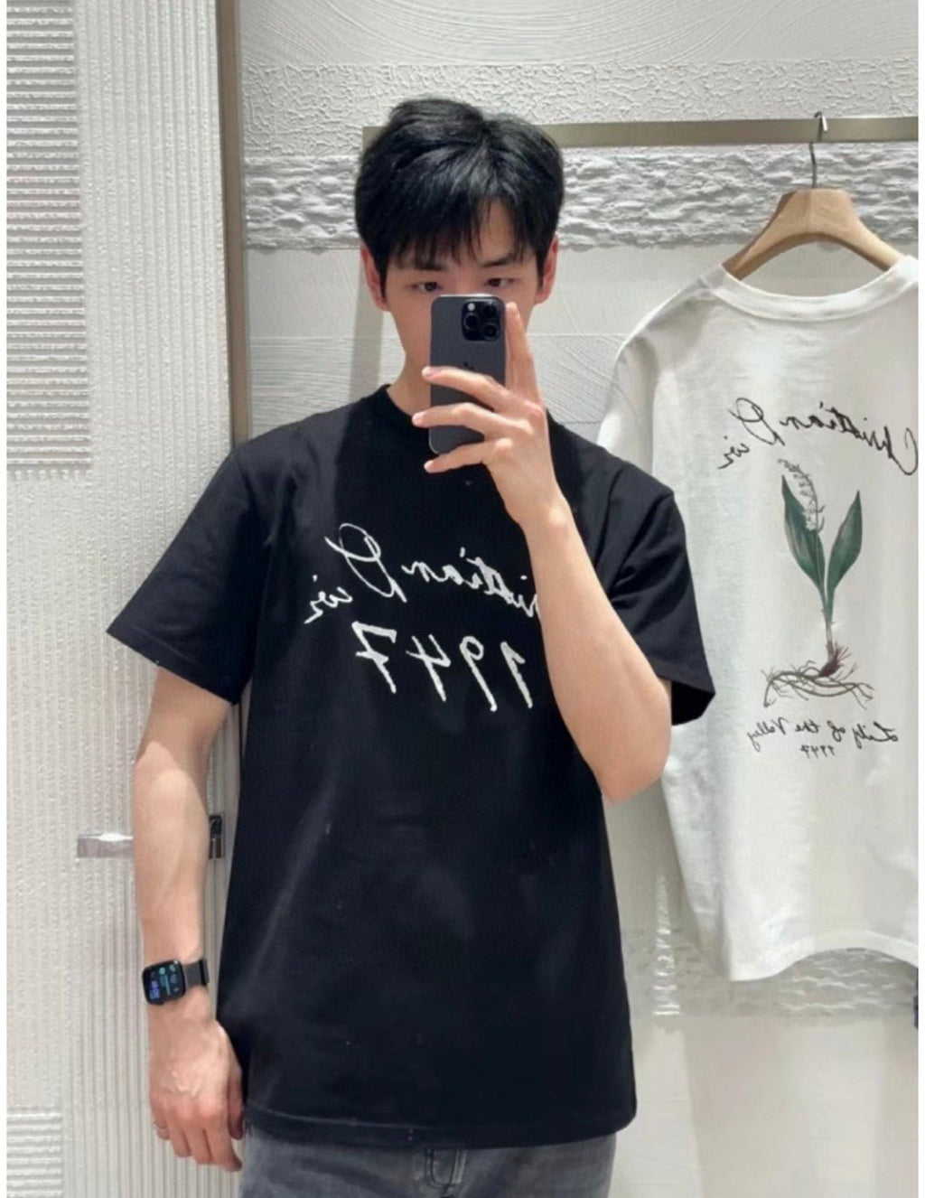 Dior 1947 Signature Black T-Shirt - netstar