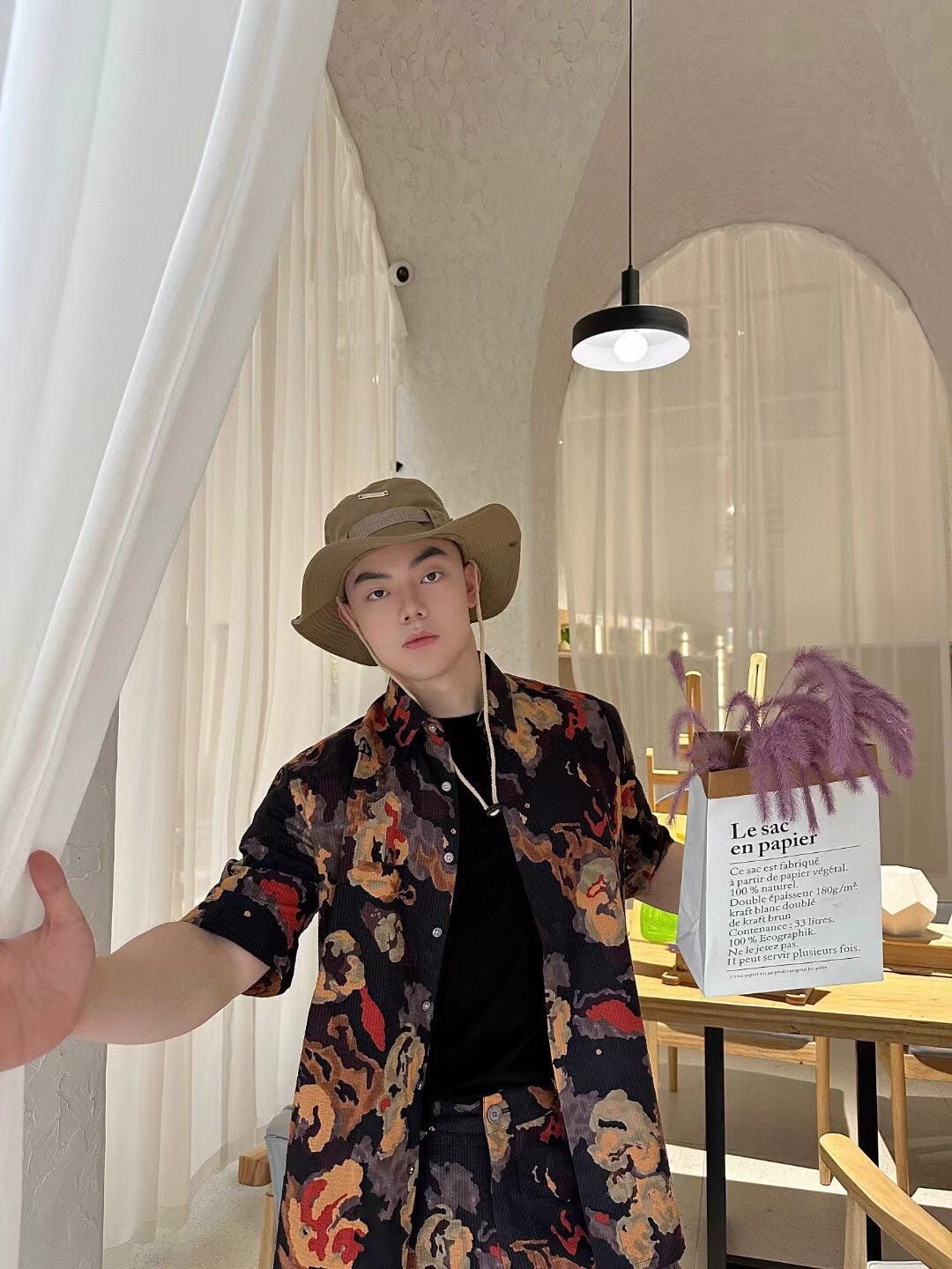 Dior Abstract Floral Print Shirt - netstar