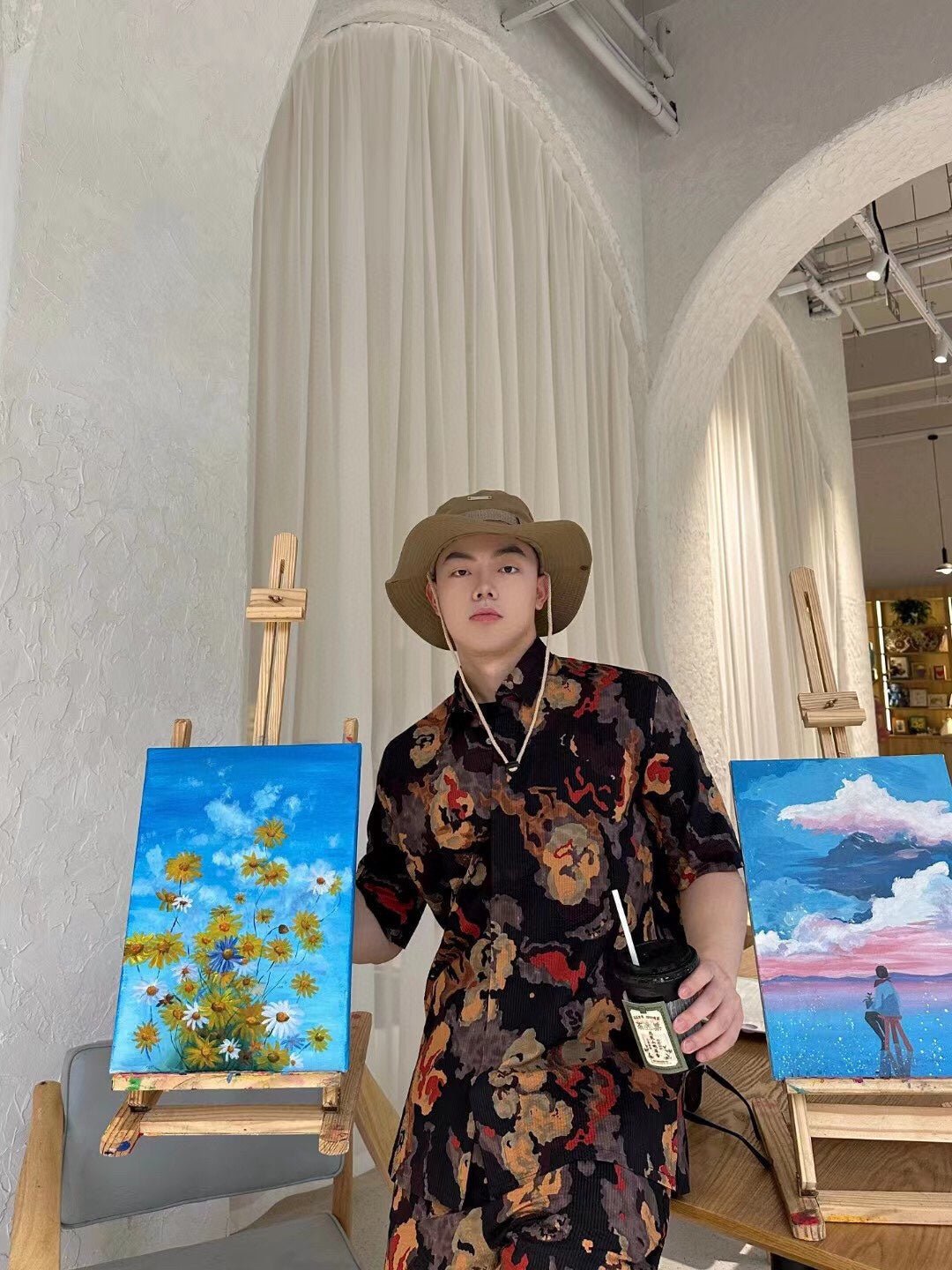 Dior Abstract Floral Print Shirt - netstar