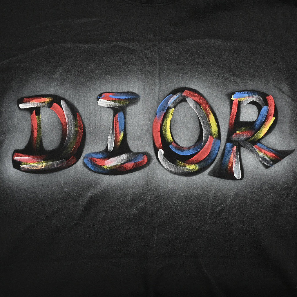 Dior Artistic Logo T-Shirt (Black) - netstar