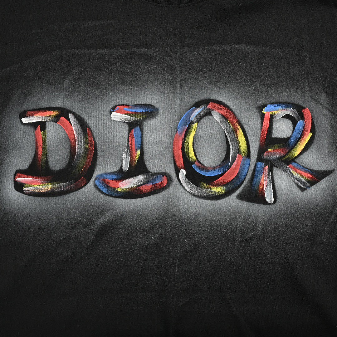 Dior Artistic Logo T-Shirt (Black) - netstar