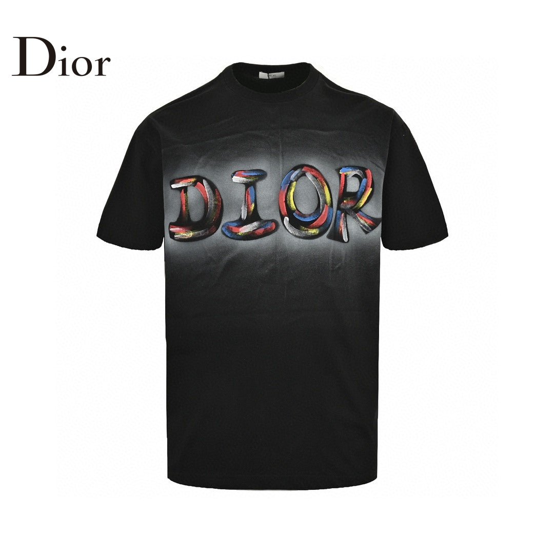 Dior Artistic Logo T-Shirt (Black) - netstar