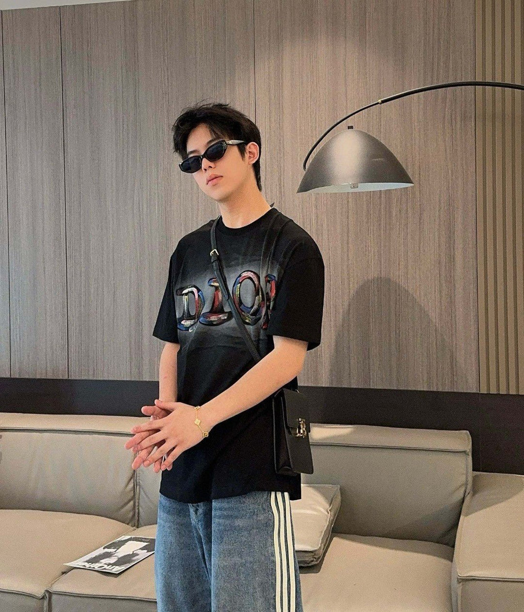 Dior Artistic Logo T-Shirt (Black) - netstar
