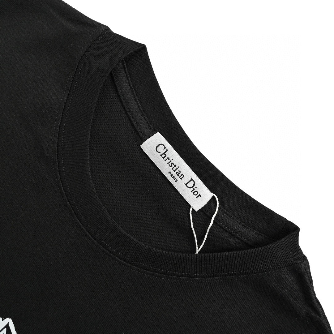 Dior Black Graphic T-Shirt - netstar