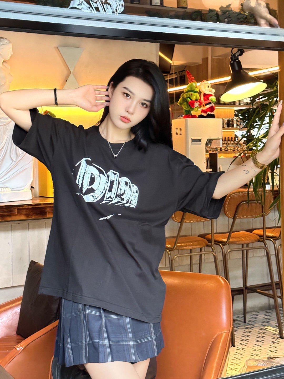 Dior Black Graphic T-Shirt - netstar