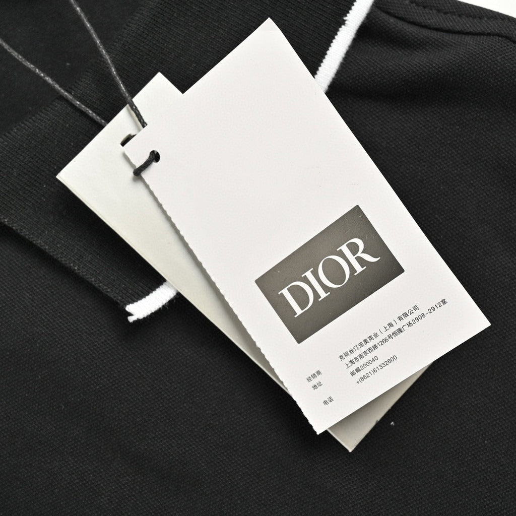 Dior Black Polo Shirt - netstar