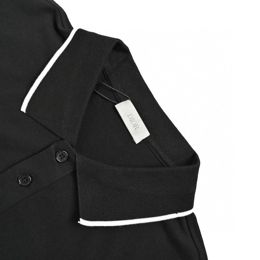 Dior Black Polo Shirt - netstar